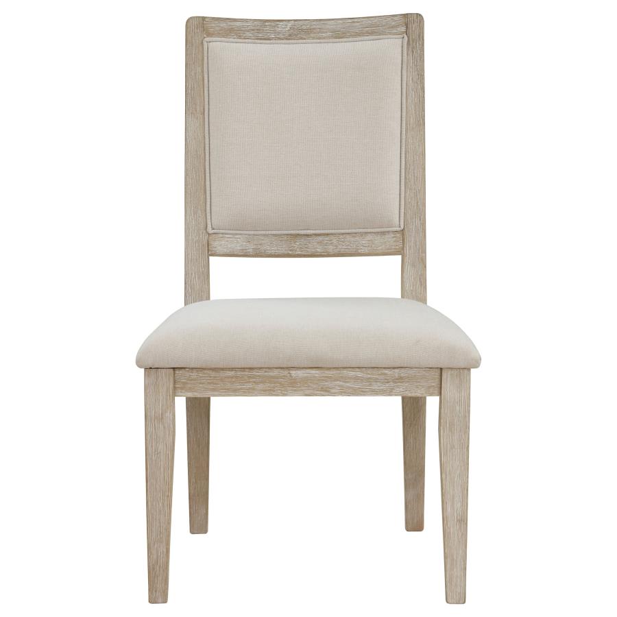 Trofello Cushioned Dining Side Chair White Washed (Set of 2) - 123122