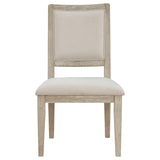Trofello Cushioned Dining Side Chair White Washed (Set of 2) - 123122