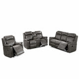 Contemporary Living Room Set, Horizontal And Vertical Tufting