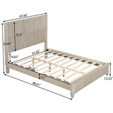 3 Piece Bedroom Set With Bed And 2 Nightstands