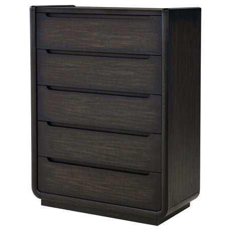 Bangor - 5 Drawer Bedroom Chest - Black