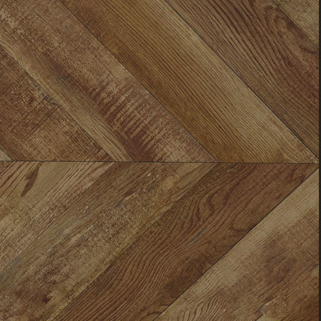 Herringbone - 3 Panel Screen - Brown