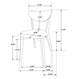Carson - Dining Side Chair (Set of 2) - Walnut