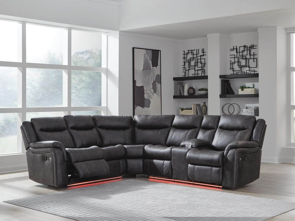 Sultan Meadow 2-Piece Reclining Sectional - PC13001S1