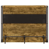 Renaldi 3-shelf Home Bar Wine Cabinet Rustic Nutmeg - 130071