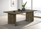 Tyler 80-inch Solid Wood Dining Table Mango Brown - 130511