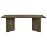 Tyler 80-inch Solid Wood Dining Table Mango Brown - 130511