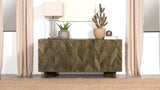 Tyler 3-door Solid Wood Sideboard Buffet Cabinet Mango Brown - 130515