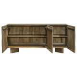 Tyler 3-door Solid Wood Sideboard Buffet Cabinet Mango Brown - 130515