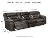 Kincord 2-Piece Power Reclining Sectional Sofa - 13104S2