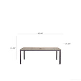Verona - Dining Table - Dark Espresso / Gray