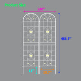 Garden Metal Trellis Rustproof Trellis For Climbing Plants Outdoor Flower Support