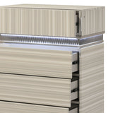 Leonor - 5 Drawer Chest - Gray