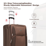 4 Piece Set Softshell Luggage