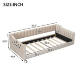 Daybed With Side Storage Pocket