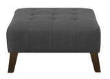 Square Ottoman - Gray
