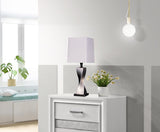 Keene 30-inch Tapered Shade Table Lamp Silver (Set of 2) - 1497