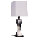 Keene 30-inch Tapered Shade Table Lamp Silver (Set of 2) - 1497