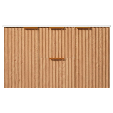 Modern Wall Mounted Bathroom Vanity, Soft Close Doors