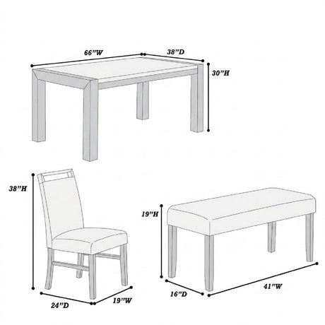 Dining Set With Table And Side Chairs