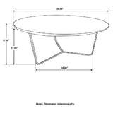 Accent Table With Slim Tripod Base - Brown