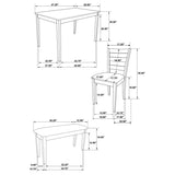 Guillen 5-piece Rectangular Dining Table Set Cappuccino - 150232