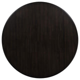 Catley 5-piece Round Drop Leaf Dining Table Set Dark Coffee - 150350