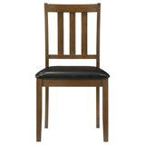 Parkwood 5-piece Square Dining Table Set Honey Brown - 150400