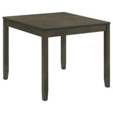 Parkwood 5-piece Square Dining Table Set Charcoal - 150410