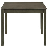 Parkwood 5-piece Square Dining Table Set Charcoal - 150410