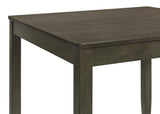 Parkwood 5-piece Square Dining Table Set Charcoal - 150410