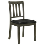 Parkwood 5-piece Square Dining Table Set Charcoal - 150410