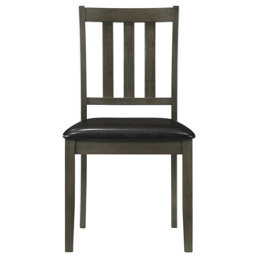 Parkwood 5-piece Square Dining Table Set Charcoal - 150410