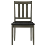 Parkwood 5-piece Square Dining Table Set Charcoal - 150410