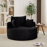 Modern Single Sofa With Backrest Pillow For Living Room