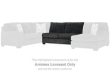 Hollyview Armless Loveseat - 1520534