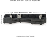 Hollyview 3-Piece Sectional with Chaise - 15205S1