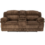 Contemporary Motion Loveseat With Console Storage