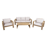 4 Piece Patio Sofa Set