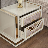 Omari - 2 Drawer Nightstand - Beige