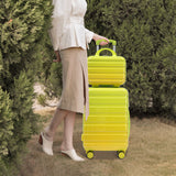 Luggage Set 14" / 20" With Combination Lock And Cosmetic Case