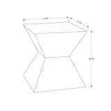 Contemporary Accent Table For Indoor Or Outdoor Use