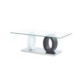 Tracker - Coffee Table - Brown / White