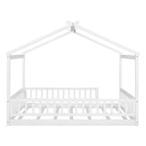 Bed House Bed Frame With Fence
