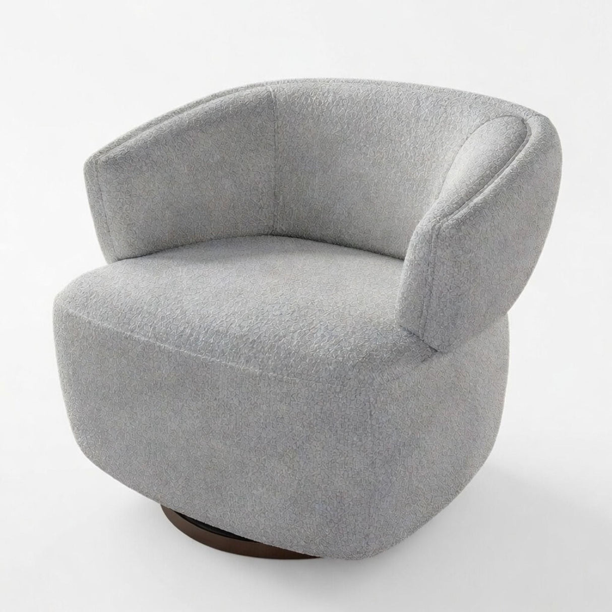 Swivel Barrel Accent Oversized Club Chair