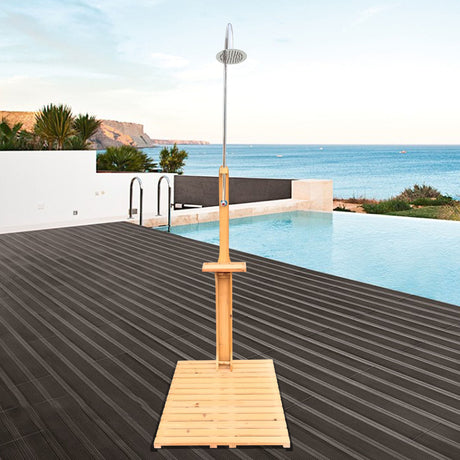 Outdoor Garden Pool Shower With Chassis Board For Patio