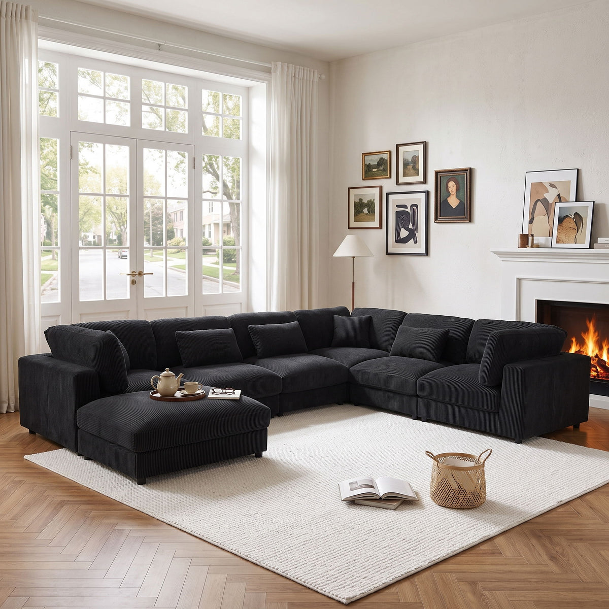 Upholstered Modular Sectional & Custom Configuration
