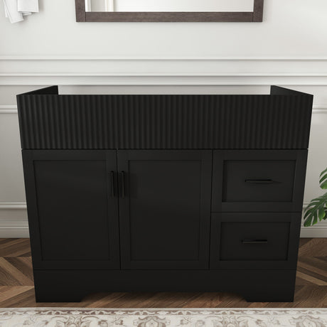 Modern Bathroom Vanity With 2 Drawers