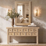 Langford - Wall Mirror - Light Brown