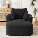 Oversized Chaise Lounge Chair Indoor - Black